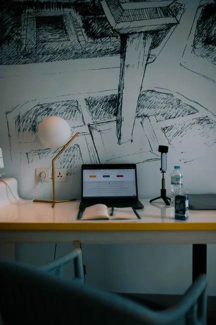 A laptop displaying an analytics dashboard with real-time data tracking and analysis tools.